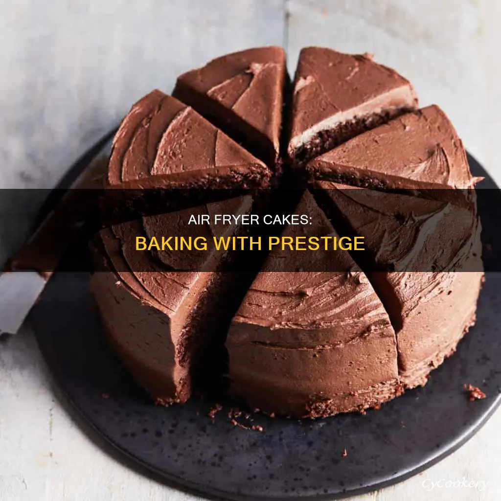 how to make cake in prestige air fryer