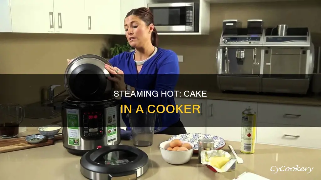 how to make cake in steam cooker