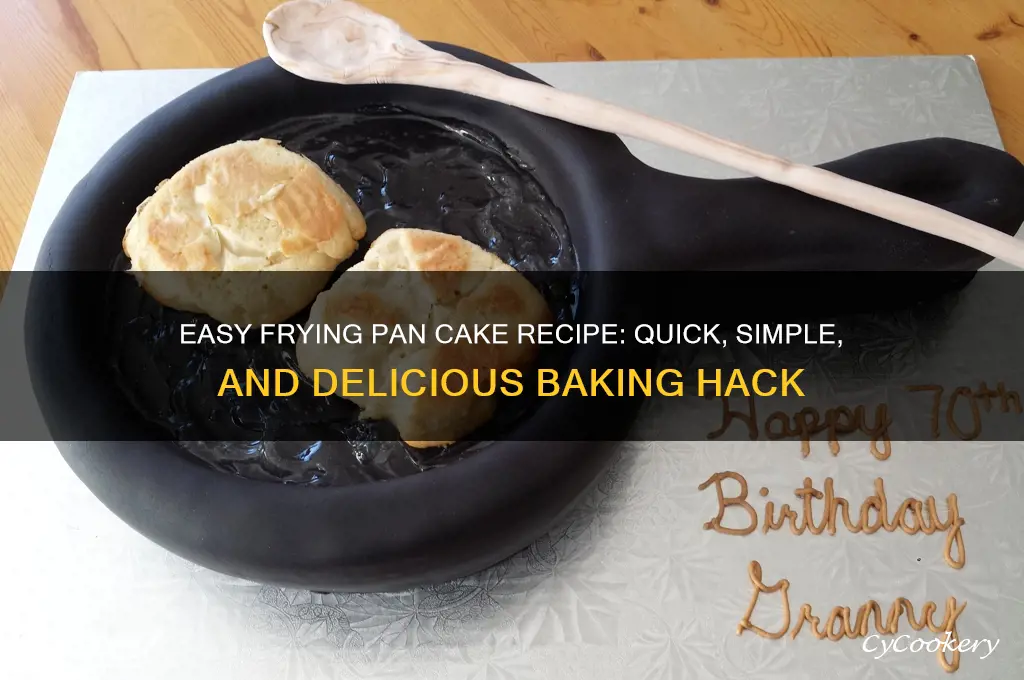 how to make cake using frying pan