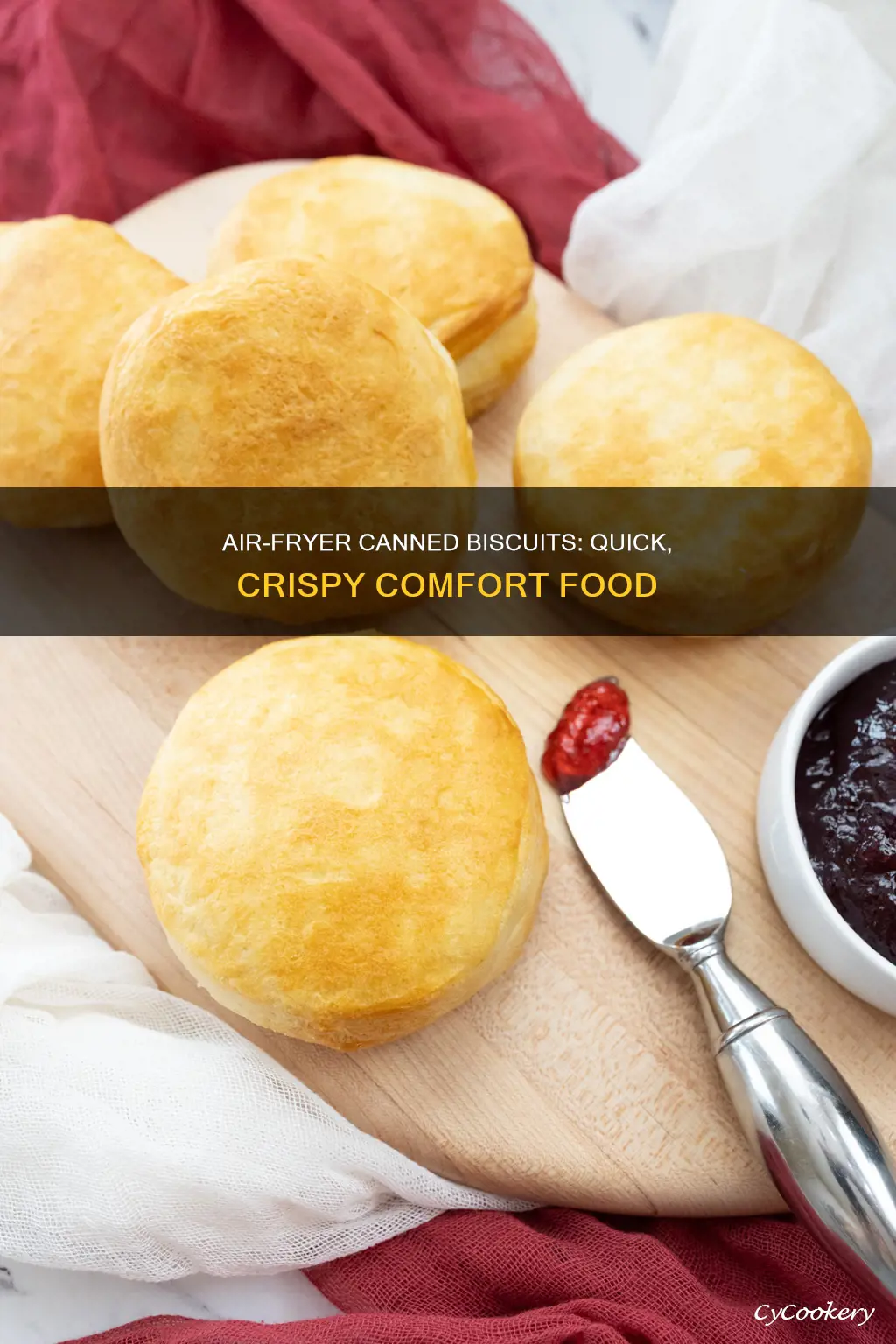 how to make canned biscuits in the air fryer