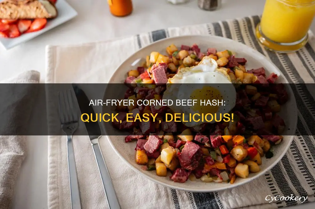 how to make canned corned beef hash in air fryer