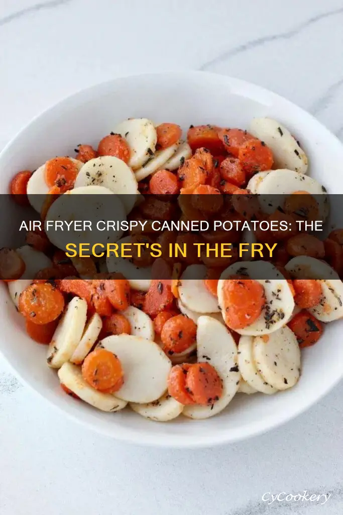 how to make canned potatoes crispy in air fryer