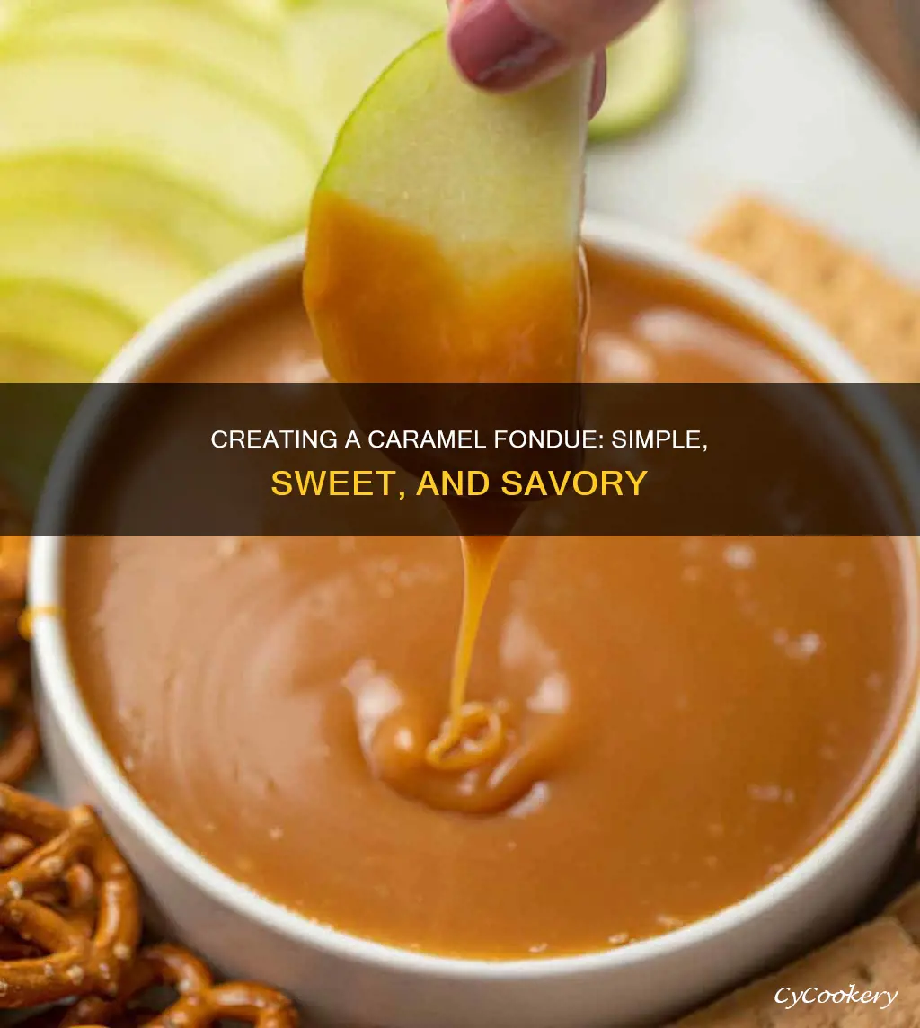 how to make caramel fondue