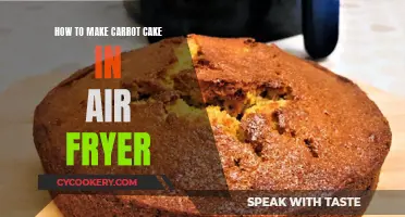 Air-Fried Carrot Cake: A Quick, Easy Treat