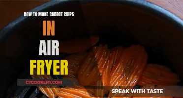 Making Crunchy Carrot Chips with an Air Fryer