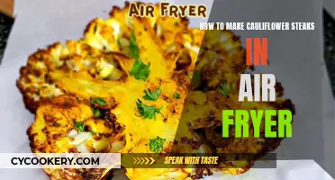 Air-Fryer Cauliflower Steaks: A Quick, Crispy Delight