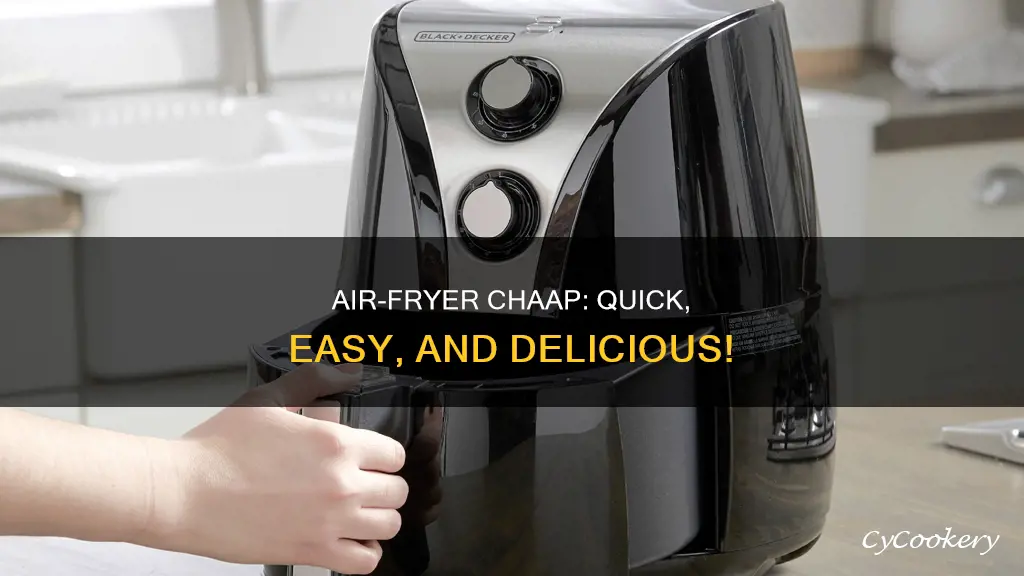 how to make chaap in air fryer