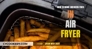 Air Fryer Checkers Fries: Quick, Crispy, Golden!