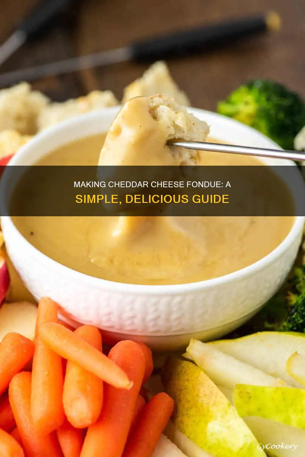 how to make cheddar cheese fondue at home