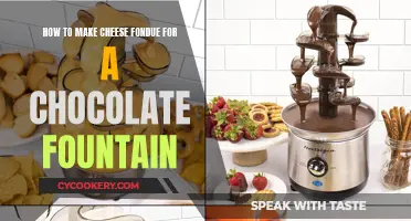 Cheese Fondue: Transforming Your Chocolate Fountain