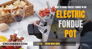 Cheese Fondue: Electric Pot Techniques for Delicious Results