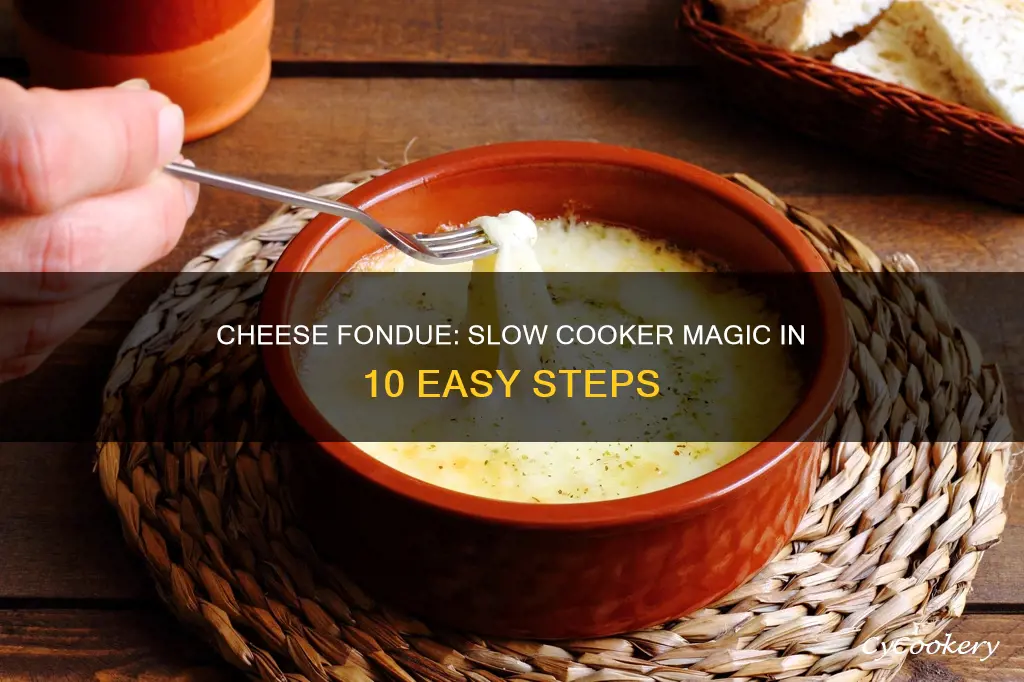 how to make cheese fondue in slow cooker