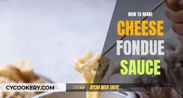 Creating a Classic Swiss Cheese Fondue Sauce