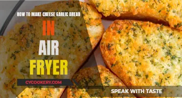 Air-Fried Cheesy Garlic Bread: Quick, Easy, Delicious!