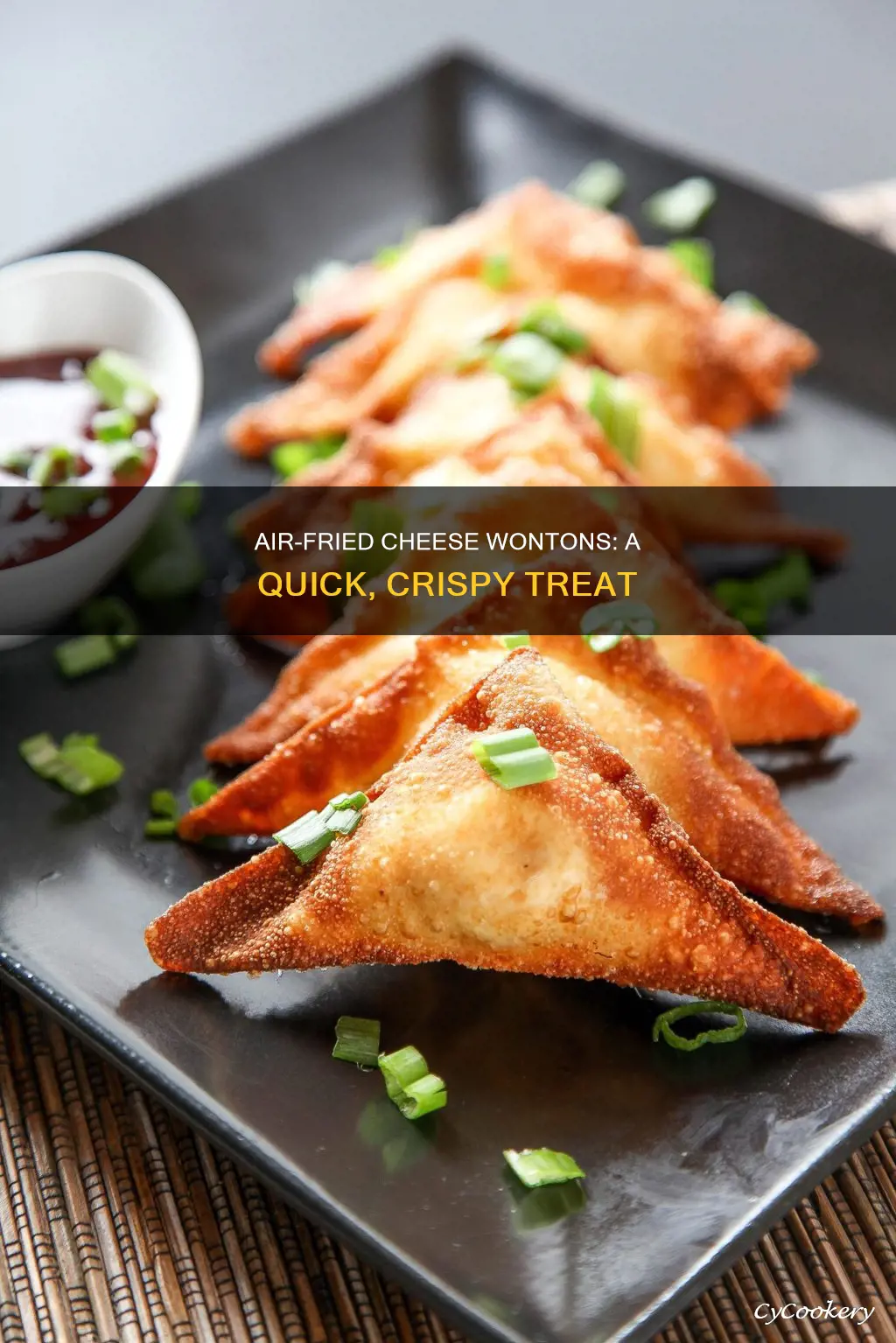 how to make cheese wontons in air fryer