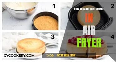 Air-Fried Cheesecake: A Quick, Easy, and Delicious Treat