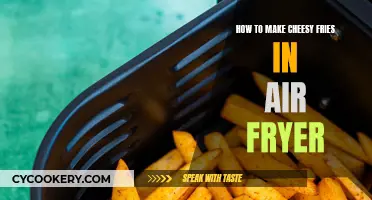 Air Fryer Cheesy Fries: Quick, Crispy, Cheesy Delight