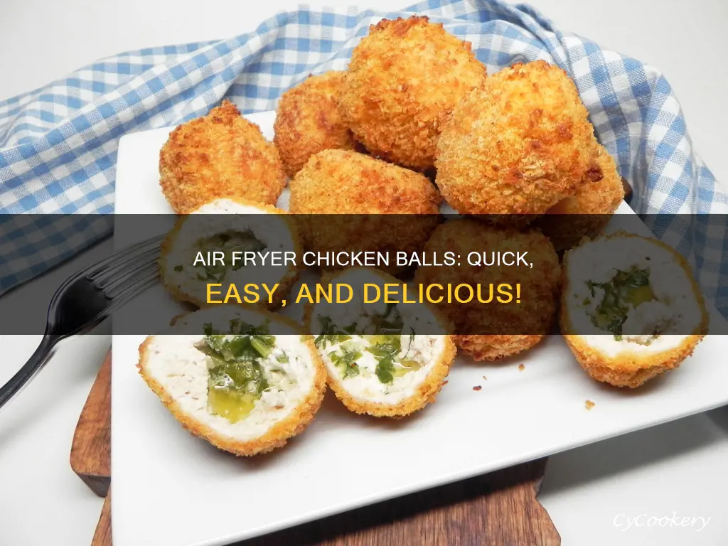 how to make chicken balls in air fryer