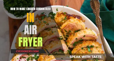 Air-Fried Chicken Cordon Bleu: A Quick, Crispy Delight