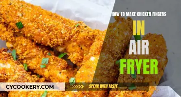 Air-Fryer Chicken Fingers: Quick, Crispy, and Delicious!