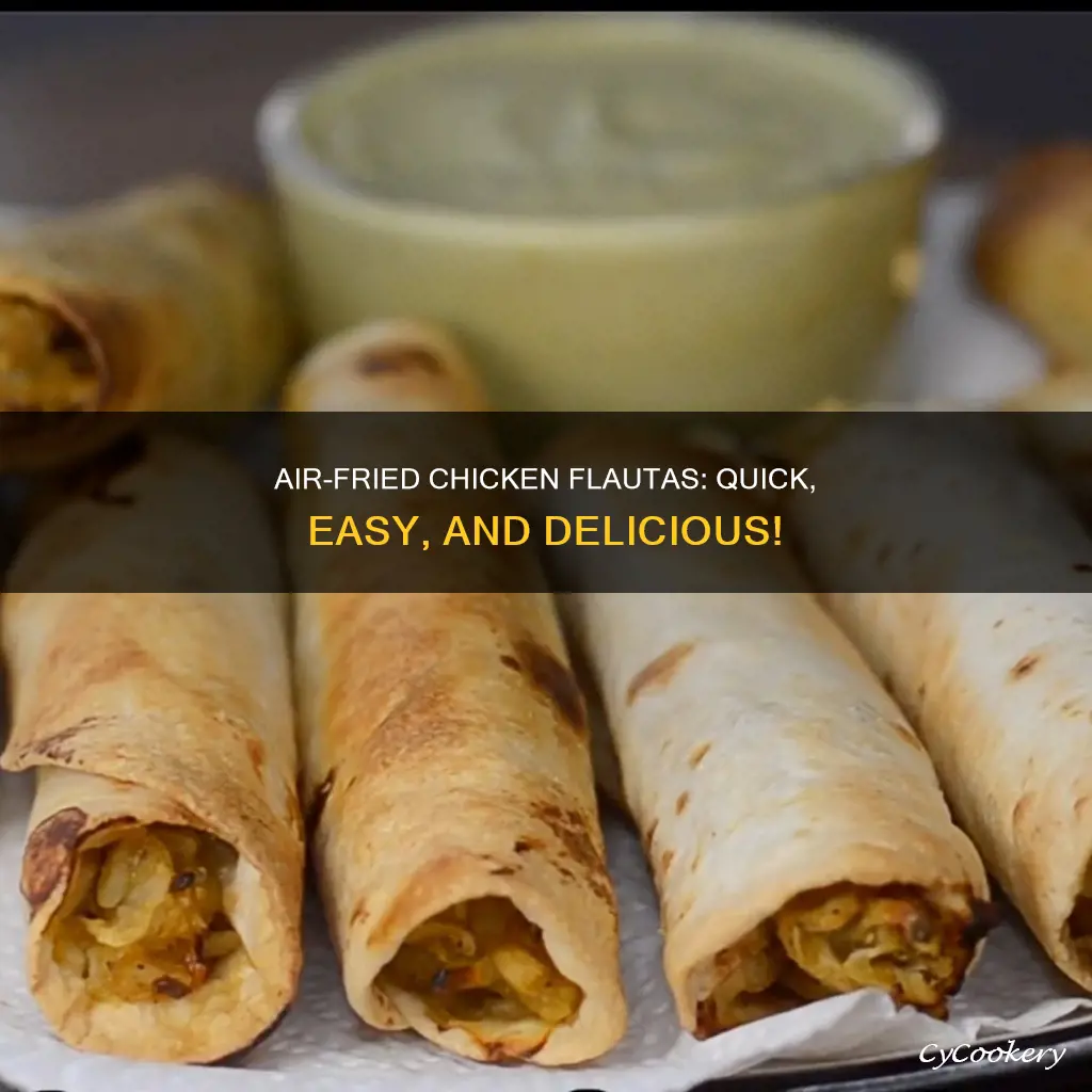 how to make chicken flautas in air fryer