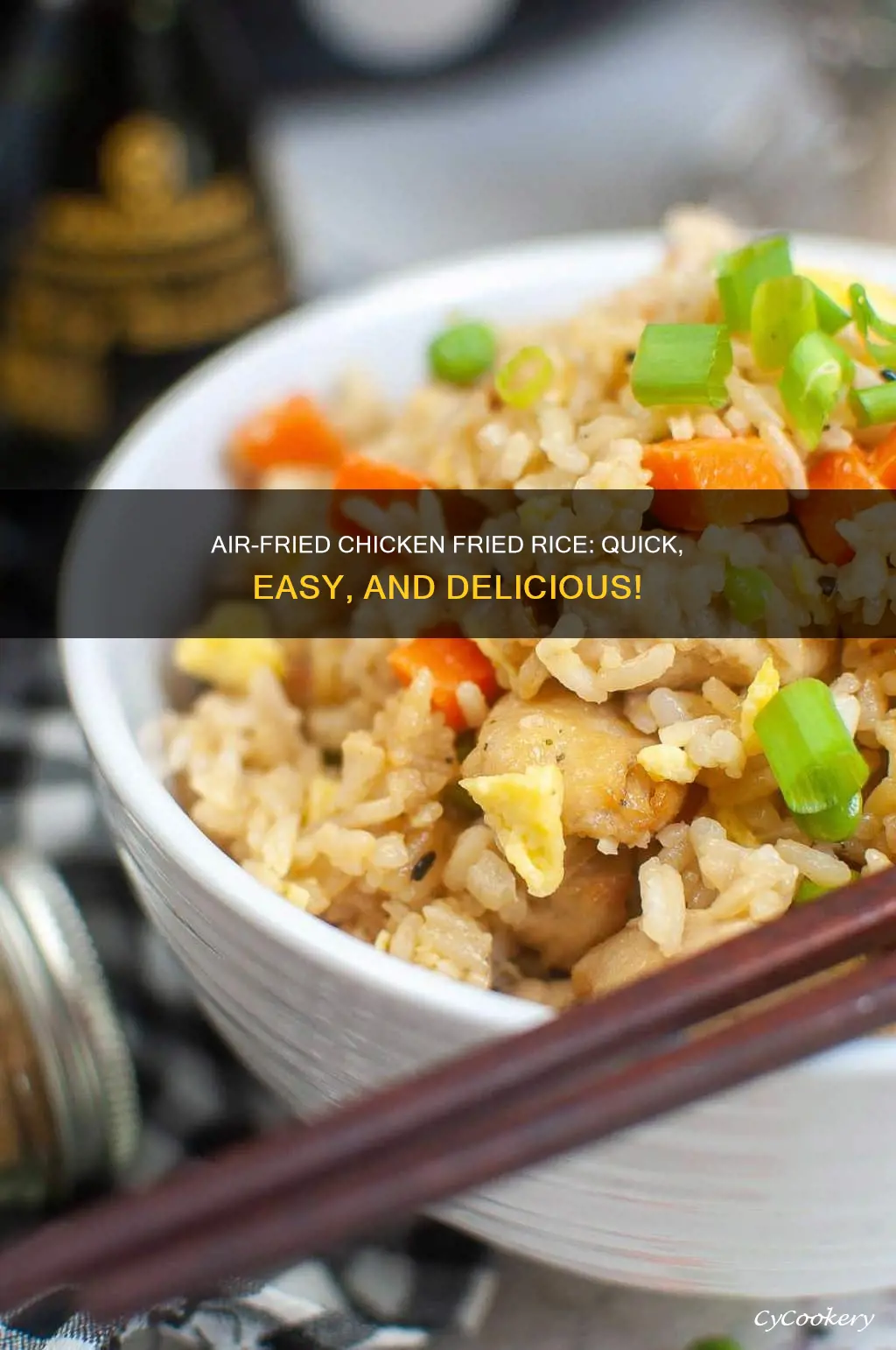 how to make chicken fried rice in air fryer