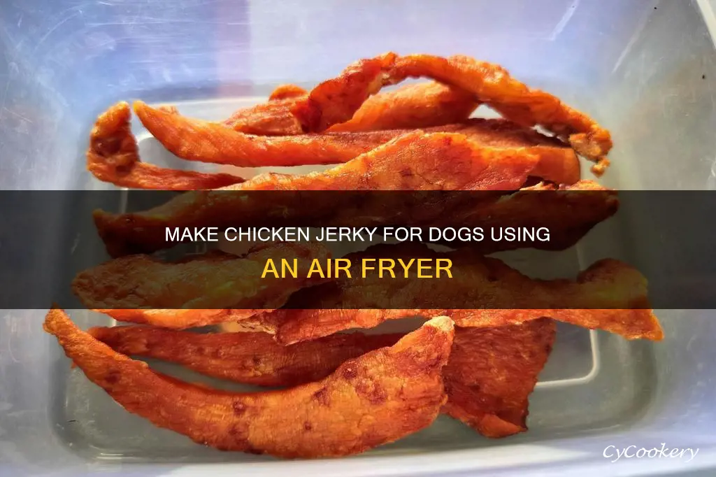 how to make chicken jerky for dogs in air fryer