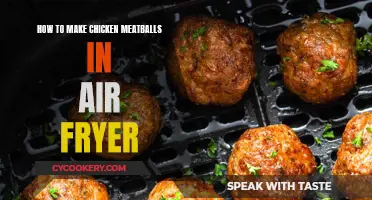 Air-Fried Chicken Meatballs: Quick, Easy, and Delicious!