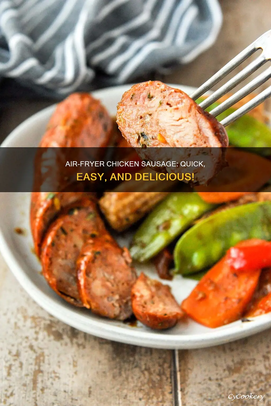 how to make chicken sausage in air fryer