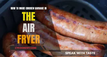 Air-Fried Chicken Sausage: Quick, Easy, and Delicious