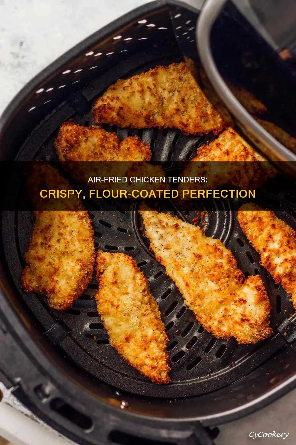 how to make chicken tenders in air fryer with flour