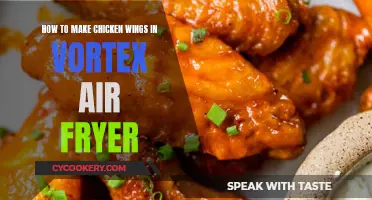 Air Fryer Chicken Wings: Cooking with the Vortex