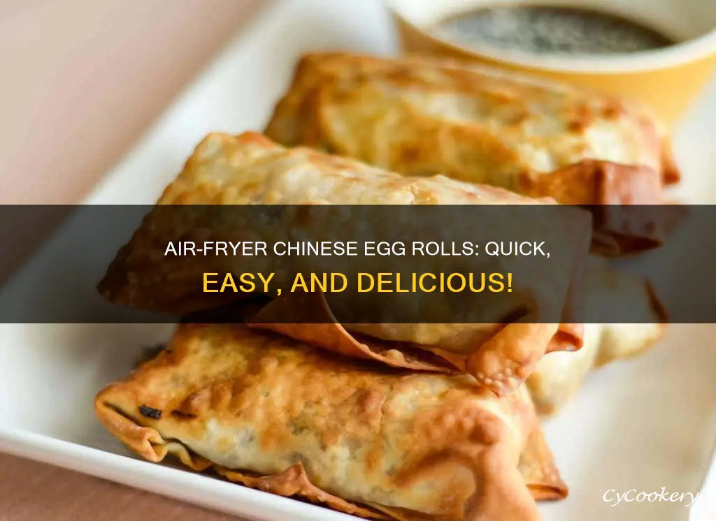 how to make chinese egg rolls in an air fryer