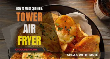 Making Crispy Chips with Tower Air Fryer