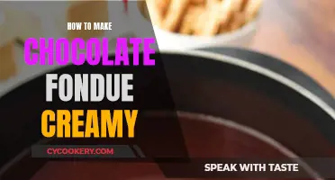 Creating a Creamy Chocolate Fondue: The Secret to Indulgence