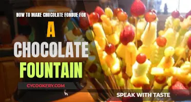 Chocolate Fondue Fountain: Meltingly Good Fun