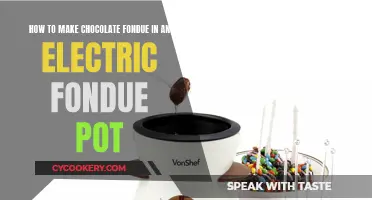 Electric Chocolate Fondue: A Quick, Easy, and Tasty Treat