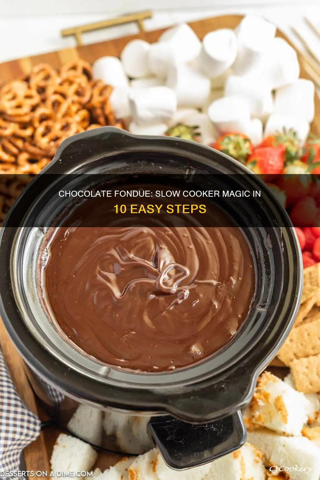 how to make chocolate fondue in slow cooker