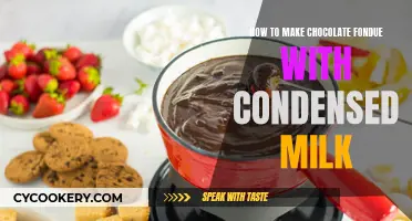 Chocolate Fondue: A Sweet, Creamy Indulgence with Condensed Milk