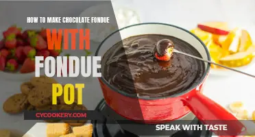 Making Chocolate Fondue: A Simple, Sweet Fondue Pot Guide