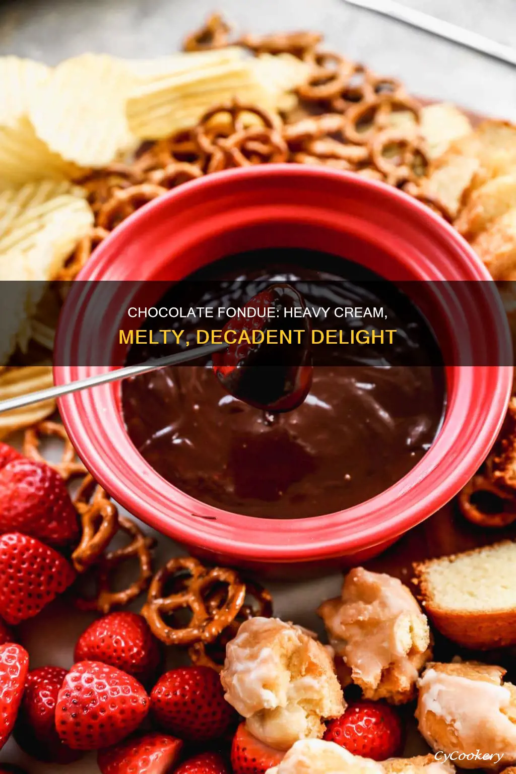 how to make chocolate fondue with heavy cream