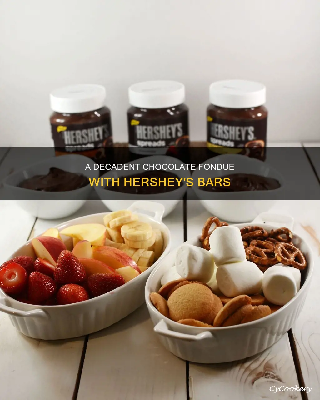 how to make chocolate fondue with hershey bars