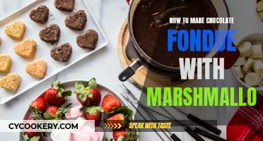 Chocolate Fondue with Marshmallows: A Decadent, Easy Treat