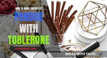 Chocolate Fondue: Toblerone Twist for a Sweet Treat