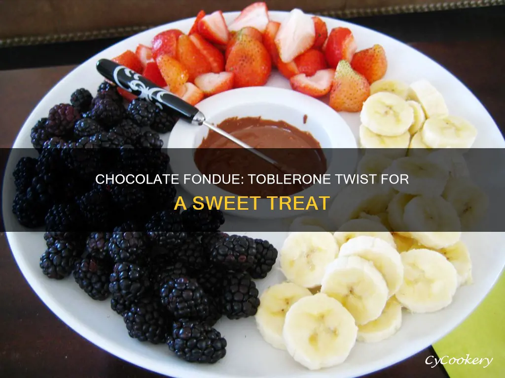 how to make chocolate fondue with toblerone