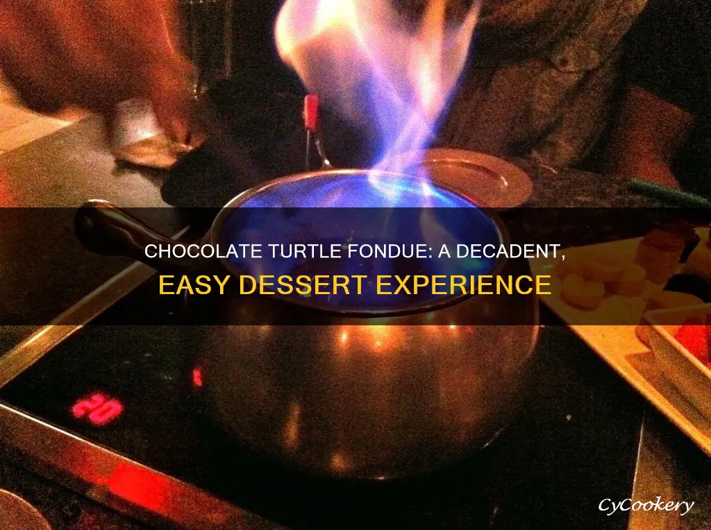 how to make chocolate turtle fondue