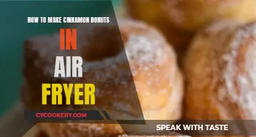 Air-Fried Cinnamon Donuts: Quick, Easy, and Delicious!