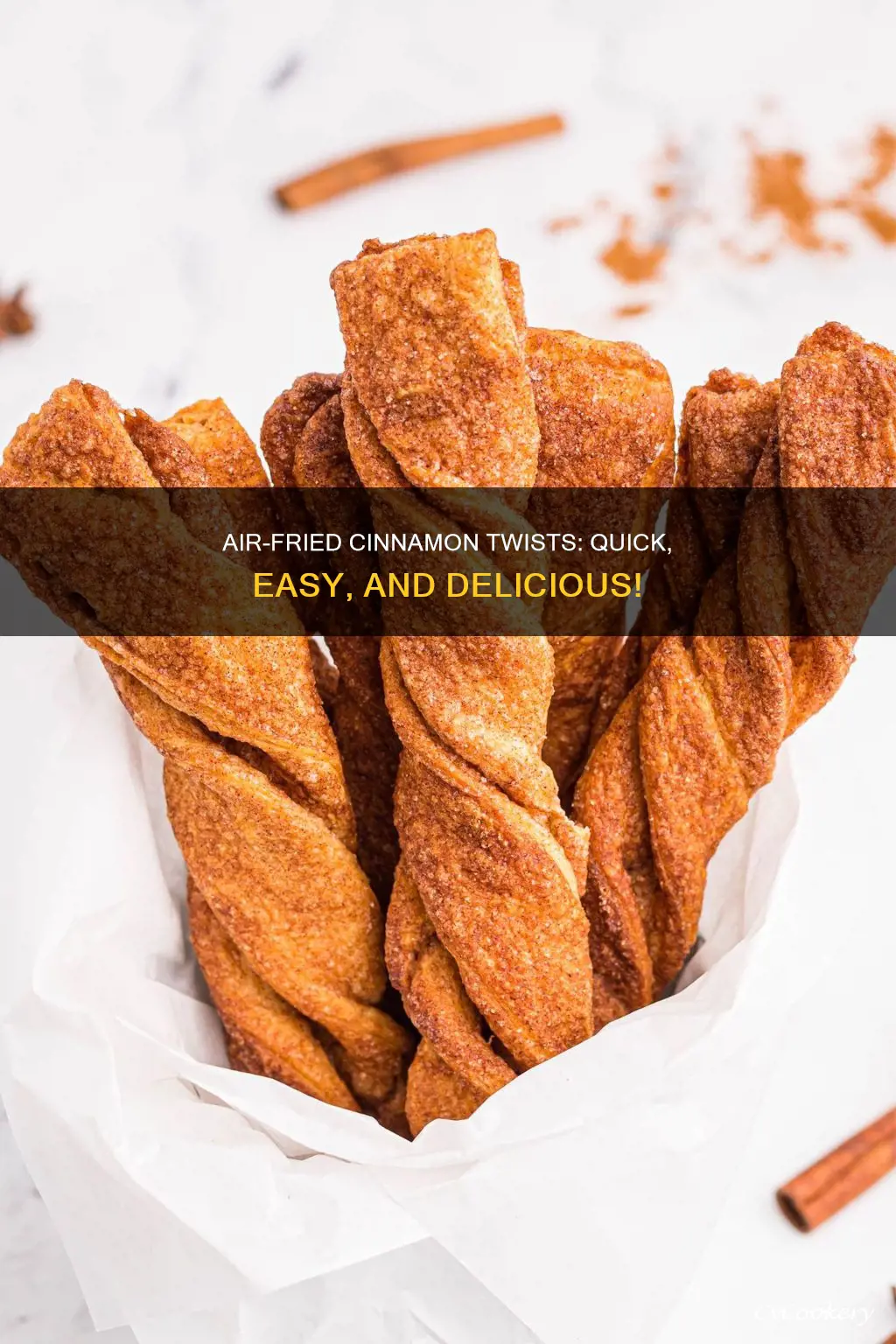 how to make cinnamon twists in air fryer