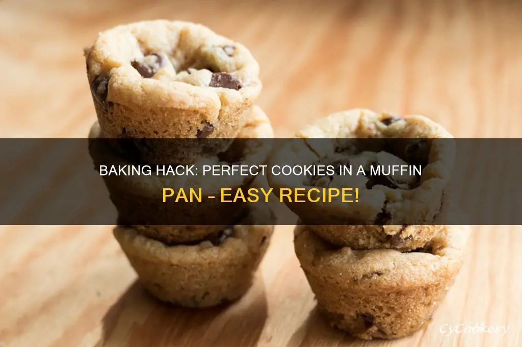 how to make cookies using muffin pan