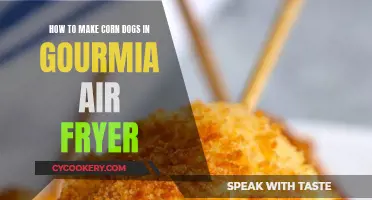 Air-Fried Corn Dogs: Gourmia Fryer Perfection